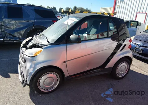 2013 Smart Fortwo Passion/Pure from USA, damaged, VIN WMEEJ3BA1DK664054